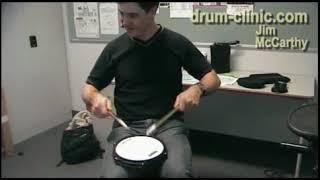 Live drum lesson clip 6 - single stroke four and four stroke ruff
