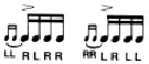 how the drag paradiddle should look